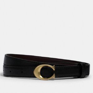 $98 *NEW* (Med & Lrg) COACH SIGNATURE BUCKLE BELT, 18MM